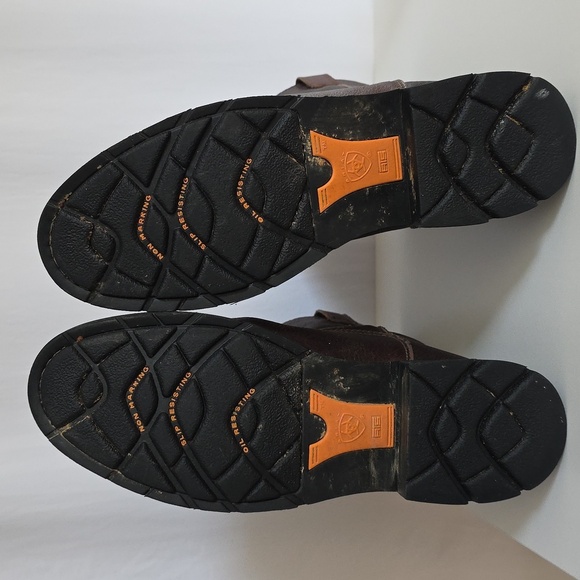 Ariat Mens Brown Waterproof Work Boots.  Size 12EE - Picture 10 of 13